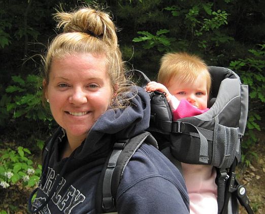 Bronwyn and Maleigha at Mount Phillip.