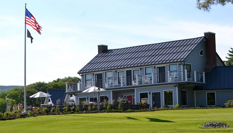 The Maine Chance Lodge after its rehabilitation.