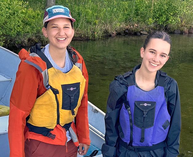 Katie Lutz (left) and Alie Forker